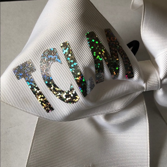 🎀 Bow - “The Cheer Leader Magazine” - White - Picture 3 of 3